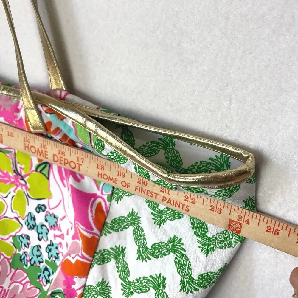 Lilly Pulitzer Target Weekender Luggage XL Tote Bag Nosie Posey NWOT